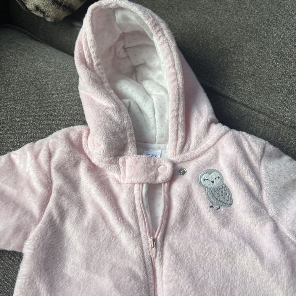 Just One you by Carters Snow/Winter Suit Size 3 Months Owl Embroidered